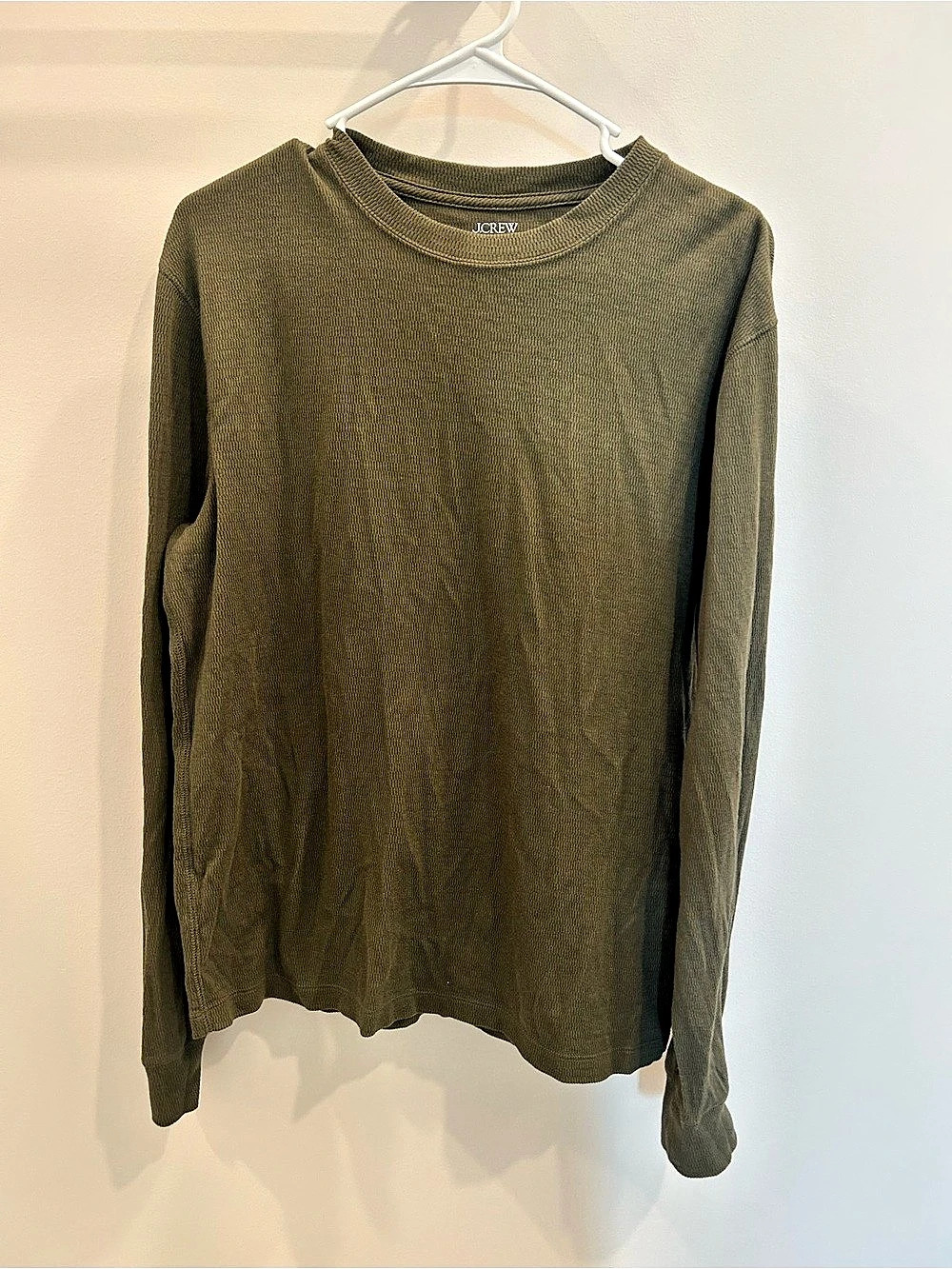 J.Crew Long Sleeve Tee in Green Size Medium